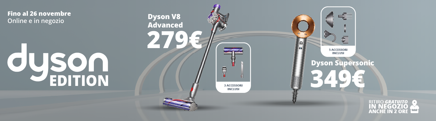 Promozione Dyson Edition