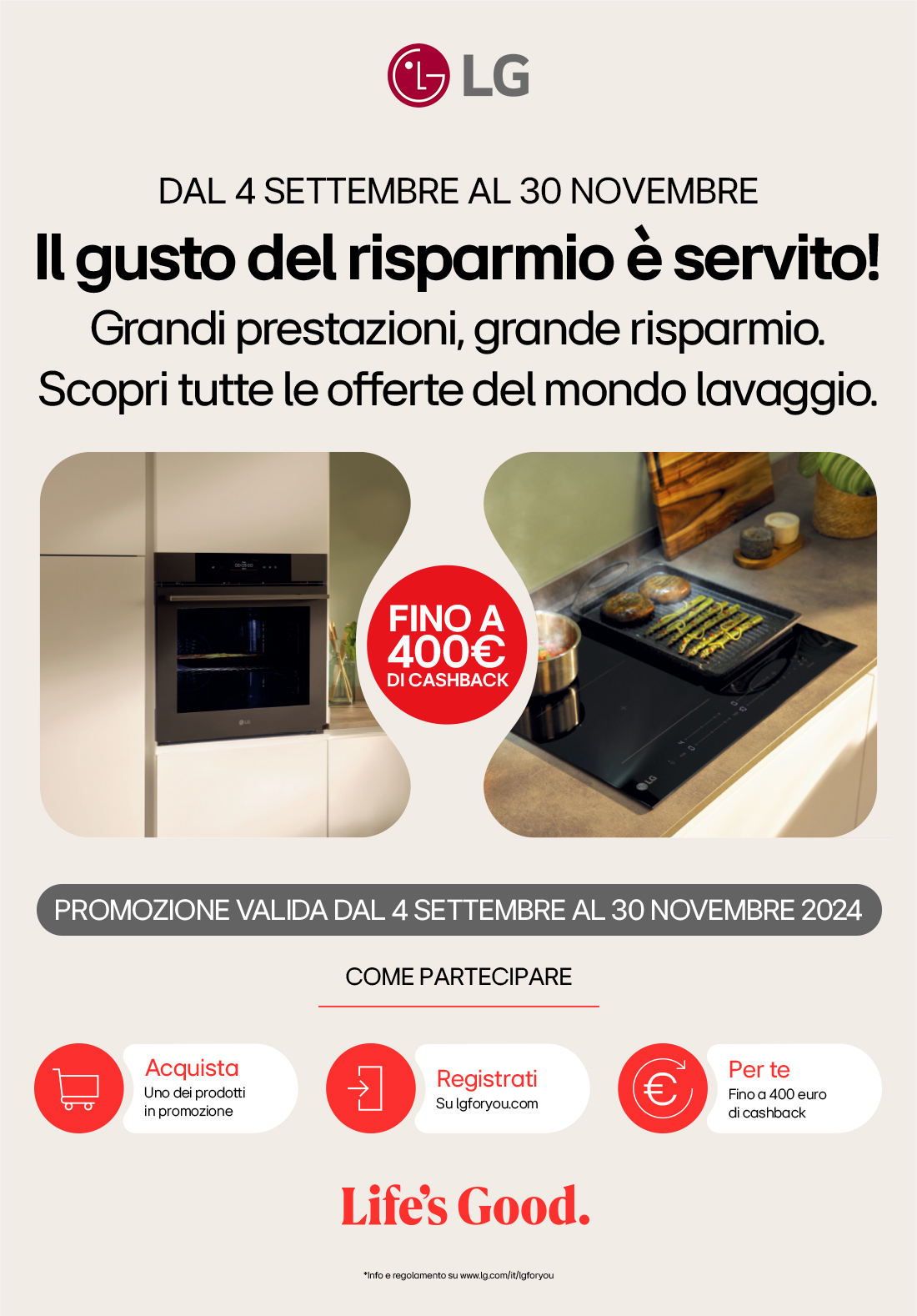 Cashback LG CASHBACK FINO A 400€ 