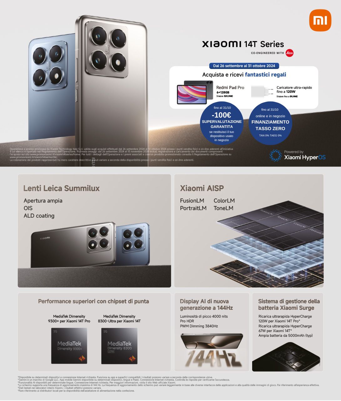 Promozione XIAOMI 14T | 14 PRO