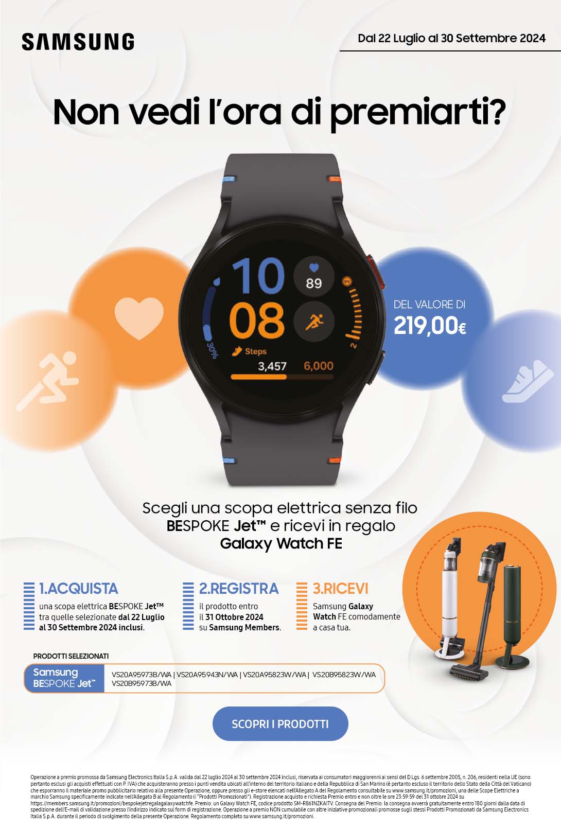 Promozione Piccoli elettrodomestici: Samsung Bespoke Jet