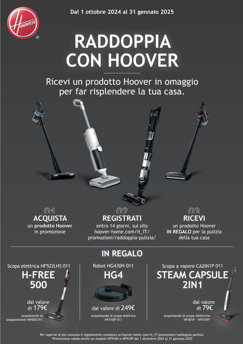 Promozione Raddoppia con Hoover